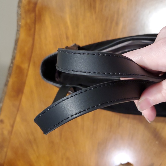 Mark & Graham Black Shoulder Bag with Tassel - Picture 14 of 15